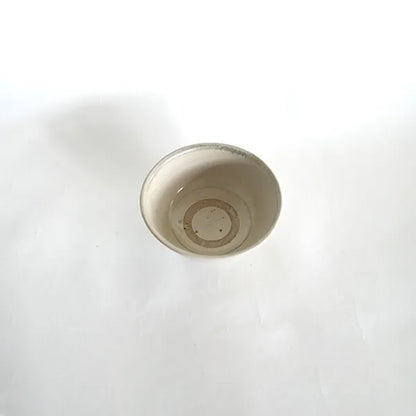安南 線紋白磁碗