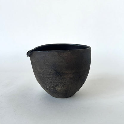 西川聡 黒銀彩片口