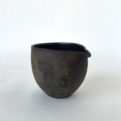 西川聡 黒銀彩片口